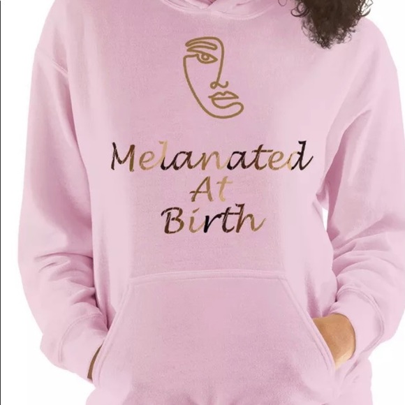 Melanated At Birth Hoodie - Picture 3 of 6